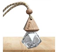 Autaphroapy différente pour la voiture - Bouteille déodorante essentielle en suspension, parfum de voiture rechargeable en verre, déodorant pour véhicule interne, parfum naturel, parfum Sudget suspend