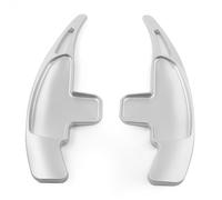 AUTEBGV Compatible avec Mercedes pour Benz C63 pour AMG 2009 2010 2011 2012 2013 2014 Extension De Palette De Changement De Vitesse De Volant De Voiture palettes décalage Volant(Silver)