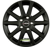 Autec type S - Skandic noir mat 6.5x16 ET40 - LK5/100 ML57.1 Jante alu