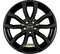 Autec type U - Uteca noir 8x18 ET45 - LK5/112 ML70 Jante alu