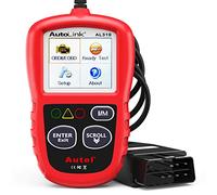 Autel AL319 EOBD Lecteur de Code Rouge | Lecture et effacement des codes d'erreur, Affichage données temps réel & infos véhicule (Téléchargement DE en ligne)