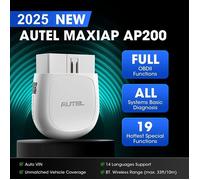 Autel AP200 Outil Diagnostic Auto OBD2 Bluetooth avec Diagnostics de Systèmes Complets