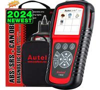 Autel AutoLink AL619 Scanner, outil de diagnostic de voyant d'avertissement d'airbag ABS SRS 2024, 10 modes de test OBDII, recherche de DTC, données en direct, éteindre le voyant de contrôle du moteur