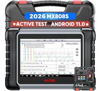 Autel MaxiCheck MX808S Valise Diagnostic Auto: 2026 Bidirectionnel comme MK808S MK808BT Pro MK808K-BT, Fonction comme MK900 MX900, 28+ Service, Test Actif, Scanen All Systeme, Injektor Codierung, OS11