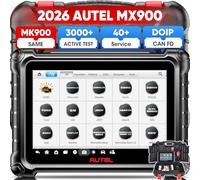 Autel MaxiCheck MX900, 2026 Valise Diagnostic Auto avec 3K+ Tests Actifs, DoIP& CANFD, 40+ Services, Même Fonction que MK900 MK900BT, Ver Supérieure de MK808BT PRO MK808S MX808S [Français sur Demande]