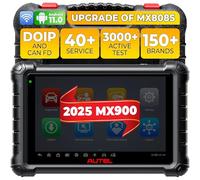 Autel MaxiCheck MX900 OBD2 Valise Diagnostic Auto, 2025 Même Fonction MaxiCOM MK900 MK900BT, Améliorée MK808BT Pro MK808S MX808S Diagnostic Voiture, 3000+ Tests Actif, DoIP& Can FD, 40+ Service, OS11