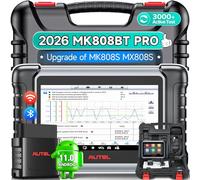 Autel MaxiCOM MK808BT Pro: 2026 Outils de Diagnostic Auto Bidirectionnels | Améliorée de MK900 MK808S MX808S, Identique au MK900BT, 3000+ Test Actif 28+ Service OE Diagnostic, OS11 Soutien BT506 MV108S