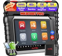 Autel MaxiCOM MK808BT PRO Scanner OBD2 Bluetooth, outil de diagnostic automobile avec lecteur de codes PK MK808KBT, MK808S