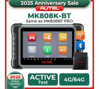 Autel MaxiCOM MK808K-BT Scanner bidirectionnel Bluetooth OBD2 identique à MK808BT Pro MK808Z-BT outil de Diagnostic de voiture automobile