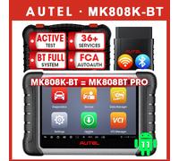 Autel MaxiCOM MK808K-BT Scanner OBD2 Bluetooth Outils de diagnostic automobile Diagnostic automobile bidirectionnel complet AutoAuth OS 11 PK MX808S M MK808K-BT