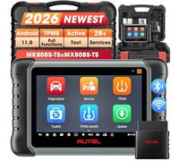 Autel MaxiCOM MK808S-TS Valise Diagnostic Auto, 2025 Outil TPMS Voiture Fonctionne comme MX808S-TS MK900TS, Mise à Jour du MK808BTPRO MK808S MX808S, Réapprentissage/Programmation TPMS, 28+ Services