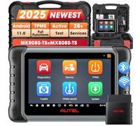 Autel MaxiCOM MK808S-TS Valise Diagnostic Auto, Contrôle/Activation/Réapprentissage/Programmation du TPMS, Complet des systèmes BT, Test Actif, 28+ Services, AutoAuth pour FCA SGW android