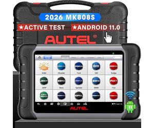 Autel MaxiCOM MK808S Valise Diagnostic Auto, 2026 Bidirectionnel comme MX808S, MK808BT Pro, Fonctionne comme MX900 MK900 MK900BT OBD2 Diagnostic Voiture, 28+ Service, Test Actif, Codage Injecteur,OS11
