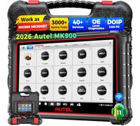 Autel MaxiCOM MK900 Diagnostic Voiture OBD2 Bidirectionnel 2026 | Outil diagnostic auto, upgrade MK808BTPRO/MX808S/MX900, 40+ services, 3000+ tests actifs, scan tous systèmes, CANFD DOIP