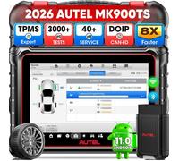 Autel MaxiCOM MK900-TS Diagnostic Auto - Program/Réapprenti TPMS - CAN FD&DoIP - 40+ Service - Android 11