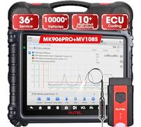 Autel MaxiCOM MK906 Pro Valise Diagnostic Auto avec Scanner MV108S | Nouvelle version MS906BT/MP900BT, codage ECU type Elite II MK908P, scanner bidirectionnel, 36+ services, 4G+128G