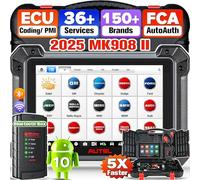Autel MaxiCOM MK908 II: 2026 Neue Ver. Von MK908 mit Android 10, 2.4&5G WiFi, Aktualisiert Von MS906BT/MS906 Pro, Erweiterte ECU Codierung Wie MK908 Pro II/MS908S Pro II, Bidirektionale, 38+ Service