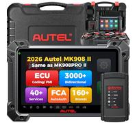 Autel MaxiCOM MK908 II Valise Diagnostic Auto, Amélioré de MK906PRO MS906PRO MS906MAX MP900BT Diagnostic Bidirectionnel, 38+ Services comme Elite II Pro MS908S Pro II, 3000+ Test Actif, Auto Scan2.0