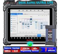 Autel MaxiCOM Ultra Lite Scanner, Outil Analyse Diagnostic Intelligent 2024 avec ECU Programmation/Codage, Mise à Jour de Ultra, MS919, MS909, Elite II, Réel Topologique 2.0, Test Actif, 40+ Services