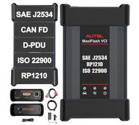 Autel MaxiFlash Elite J2534 Dispositif de Programmation ECU Multi-protocole Interface PassThru, Compatible avec MaxiSYS MS908S, MaxiSYS MS908CV, MaxiCOM MK908, MaxiSYS Elite et reprogrammation