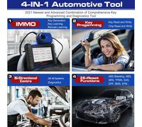 Autel MaxiIM IM508S Programmeur de clés de voiture, Outil IMMO, Outil de programmation de clés auto, Outil d'apprentissage de clés, Scanner de diagnostic complet du système