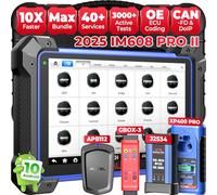 Autel MaxiIM IM608PRO II Outil Programmation Porte-Clés IMMO, Inclus XP400Pro IMKPA GBOX3 APB112, Identique À IM608S II [Mise À Jour 2 Ans, Valeur 1790€] Mise à Jour IM508S PRO/IM608, Codage ECU,OS 10