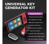Autel MaxiIM KM100E outil de programmation porte-clés mise à jour à vie programmeur de clé IMMO intégré APB112 2 pièces IKEYs identique à KM100 Free update