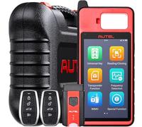 Autel MaxiIM KM100E Outil de programmation pour porte-clés, 2024 Dernière version de l'IM508 IM608, 60S Génération de clés, IMMO Apprentissage, Puce Lecture Écriture Clone, APB112 intégré,2 clés IKEYs