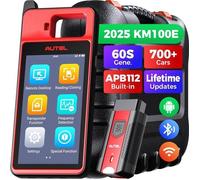 Autel MaxiIM KM100E Outil Programmation Clé Antidémarrage Clé Voiture Puce Lecture/Écriture/Clone Simulation Transpondeur