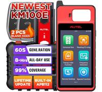 Autel MaxiIM KM100E Programmateur Clé Voiture, 2026 Identique au KM100 KM100(X) Diagnostic Auto, Lite Ver. de IM508S IM608S II Outil Programmation Clé, APB112 Intégré, Apprentissage OBD, Auto VIN