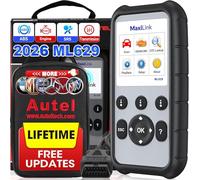 Autel MaxiLink ML629 Scanner Automobile OBD2, 2026 Dernier Modèle Mis à Jour AL619 ML619 Lecteur Code Voiture Vérification du Moteur Outil Diagnostic Transmission ABS SRS avec VIN Automatique