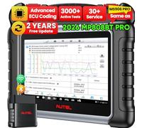 Autel MaxiPRO MP808BT Pro Diagnostic Auto avec 2 Ans de Mises à Jour (650 €), 2026 Codage ECU Pro comme MS906 Pro MP900BT,3K+ Bidirectionnel Tests, Services, Amélioration de MX808S MK900, OS11