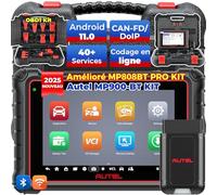 Autel MaxiPRO MP900-BT KIT Scanner, 2024 Mise à Niveau de MP808BT PRO KIT, MP808S KIT,DS808S-BT PRO, Outil de Diagnostic Bidirectionnel, Codage ECU Identique au MS906BT/MS906, 40+ Service CANFD & DOIP