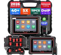 Autel MaxiPRO MP900-BT KIT Valise Diagnostic Auto, Outil de Codage ECU 2026 | Mise à jour MP808S/MP808BT PRO/MP900-BT, 3000+ tests bidirectionnels, 40+ fonctions service, avec 11 câbles OBD (200€)