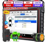 AUTEL MaxiPRO MP900-TS Valise de Diagnostic TPMS Mis à Jour de DS808S-TS/MP808BT Pro 40+ Services,Codage ECU Test Actif en Français