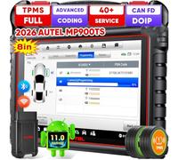 Autel MaxiPRO MP900-TS Valise Diagnostic Auto, 2026 sur MaxiSYS MS906TS MP900-BT MK900-TS, Outil TPMS Voiture comme MS906 Pro-TS, Codage ECU, Bidirectionnel, 40+ Service, Tous Systèmes, Can FD&DO IP