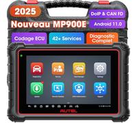 Autel MaxiPRO MP900E Scanner, Nouveau de MP808S MP808BT Pro DS808S MS906BT avec/Can-FD DoIP, Codage ECU Avancé comme MK906 Pro MS906 Pro, Contrôle Bidirectionnel, 40+ Services, Android 11,FCA SGW