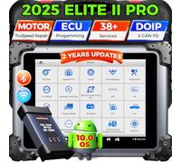 Autel MaxiSYS Elite II Pro Valise Diagnostic Auto, Mise à Jour 2 Ans[€2590]OBD2 Scanner, J2534 Programmation & Codage, comme MS Ultra Jusqu'à MS908S Pro II MK908P, 40+ Service, 3K+ Test Actif,FCA SGW