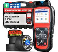 Autel MaxiTPMS TS508WF: 2025 Mise à Niveau Wi-FI pour TS508, TS501, TS408, TS601 Outil Programmation TPMS, Activation Tous Capteurs, Program MX-Sensor, Réinitialisation TPMS, Lecture/Efface Code TPMS