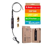 Autel MaxiVideo MV105 Endoscope d'inspection - Sonde ultra-fine de 5,5 mm, étanche IP67, fonctionne avec scanner Autel MK808S/MS906/MK906BT/MS908/MS909/MS919/Elite/Ultra et PC, lumière LED