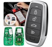 Autel Origine Clé Vierge IKEYAT004CL, 2026 Remplacement Clé Voiture Universelle Programmable, 4 Boutons, 700+ Véhicules, Apprentissage OBD, Double Bande, Télécommande 130 Pieds, Fonctionne avec KM100