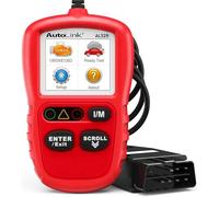 Autel Outils de Diagnostic Auto OBDII Lecteur de Code avec Menu en Français Lecture et Effacement des Codes d'Erreur Scanner OBD2 pour Voitures à Essence et à Diesel (Autolink AL319) (AL329)