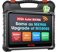 Autel Scanner MaxiCheck MX900 Diagnostic Auto, 2026 Bidirectionnel Identique à MaxiCOM MK900 MK900BT, Ver Supérieures à MK808BT Pro MK808S MX808S, CANFD & DoIP, 40+ Service, Tous Système, OS11