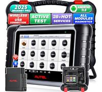 Autel Scanner MaxiCOM MK808BT PRO, Diagnostic Auto Bidirectionnel 2025 comme MK900BT, 2.0 BT Ver de MK808S MX808S MX900 MK900, 3K+ Tests Actifs, 28+ Réinitialisation, Codage Injecteur, Tous SYS, OS 11