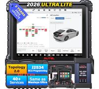 Autel Scanner MaxiCOM Ultra Lite, Outil de Diagnostic, Programmation et Codage, 40+ Services, Aucune Restriction IP, Mise à Niveau de MaxiSys Ultra/MS919/MS909/Elite II, 2 Ans de Mise à Jour Gratuite