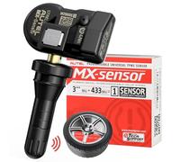 Autel TPMS MX-Sensor Double Fréquence, OE-Niveau Capteurs TPMS pour 99% Voiture, 100% Programmable Capteur de Pneus, Fonctionne avec TS408S TS508WF TS501Pro TS601 Outil TPMS(Valve en Caoutchouc, 1PCS)