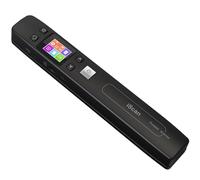 AUTENS Scanner portable avec carte SD 16 G, scanner baguette pour documents A4, images, pages, textes, reçus, livres jusqu'à 1050 DPI, écran LCD coloré, téléchargement via câble USB, sans pilote