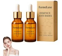 AUTERA ESSENCE ANTI-RIDES, FerméLuxe ESSENCE ANTI-RIDES, Anti Ride Gouttes,AUTERA Sérum Anti-Rides & Anti-Âge, Naturels Soin Visage Hydratant, Repulpant & Lissant Pour Tous Types de Peaux (2 Pce)
