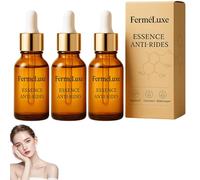 AUTERA ESSENCE ANTI-RIDES, FerméLuxe ESSENCE ANTI-RIDES, Anti Ride Gouttes,AUTERA Sérum Anti-Rides & Anti-Âge, Naturels Soin Visage Hydratant, Repulpant & Lissant Pour Tous Types de Peaux (3 Pce)