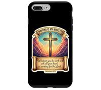 Auteur chrétien écrivain écrit est Mon ministère Jésus-Christ Coque pour iPhone 7 Plus/8 Plus